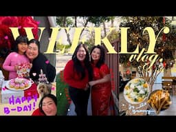 WEEKLY VLOG: LUNAR NEW YEAR 🧧🎊🐍✨, big celebrations, *best* restaurant again, running errands