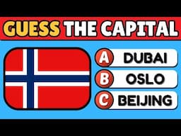 GUESS THE CAPITAL CITY | 30 CAPITAL CITY QUIZ #capitalcity #quiz #flag