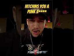 YOU PUNK B****- Teofimo Lopez GOES OFF on Richardson Hitchins over fight negotiations!