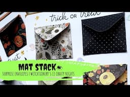 Mat stack | Trick or Treat Surprise Envelopes | Witchtionery's: 13 Crafty Nights