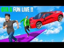 GTA 5 Online Live Stunt Race With Friends - Black FOX