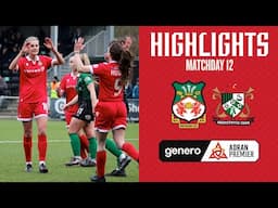 HIGHLIGHTS | Wrexham AFC Women vs Aberystwyth Town