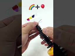 🌈실리콘 테이프 무지개 풍선 만들기🎈 - How to make rainbow balloon with Nanotape