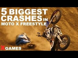 5 of the BIGGEST CRASHES in Moto X Freestyle History | X Games