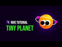 Rive - Tiny Planet | 1 Part | Interactive Motion