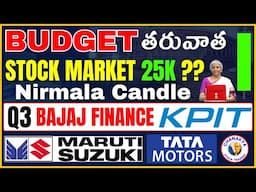 Stock Market Budget తరువాత 25 K?Tata Motors,Maruti,Bajaj Finance,KPIT,NIFTY,BANK NIFTY