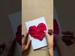 Valentine's day card #shorts #viral #valentinesday #card #diy #trending