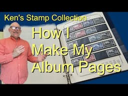 How I Build My Stamp Album Pages