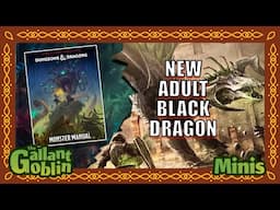 Adult Black Dragon Corruptor & D&D Monster Manual 2024 First Impressions  - WizKids Games