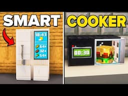 Minecraft: 10+ Working Kitchen Build Hacks!