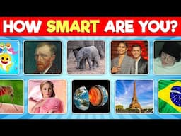 How Smart Are You? 🧠 General Knowledge Quiz 🤓 50 Questions