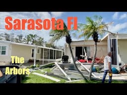 Sarasota and Arbors RV park after hurricane Milton