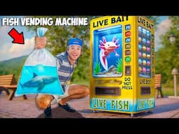 Buying Every Fish From the Live Fish Vending Machine... *deadly fish*