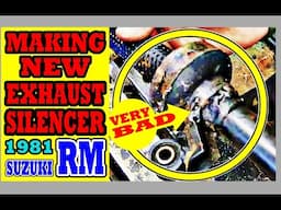 RM80 Making Exhaust Silencer