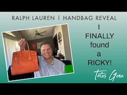 RALPH LAUREN | RICKY 33 REVEAL | MY FIRST REAL REAL PURCHASE!