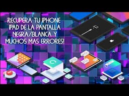 Así reparas tu iPhone en pantalla negra IOS15 (iPhone/iPad y más)