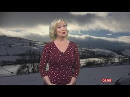 Carol Kirkwood - BBC Breakfast Weather 04/01/2022 - HD