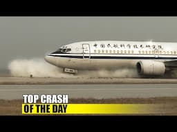 Plane Destroys Runway