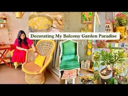 Decorating My Paradise Balcony Garden | Tour & Organization Ideas | A Unique Dinner Recipe