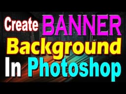 How to create banner background in Photoshop