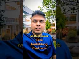 Free Ausbildung Contracts #ausbildung #ausbildungingermany #vocationaltraining #foreigningermany