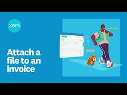 How to attach a file to an invoice
