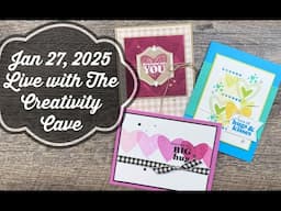 Jan 27, 2025 LIVE with The Creativity Cave!!