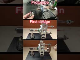 DIY Free Piston Stirling Engine⚡Lamina Flow Design #shorts #stirlingengine #diy