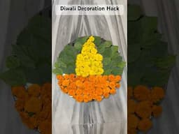 Last Minute Diwali Decoration Hacks #diwalidecor #diwalirangoli #shorts