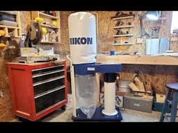 Rikon - 1 HP Dust Collector with 5 Micron Bag Assembly (Model 60-100)