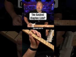 The Easiest Clapton Lick? #bluesguitar #guitarlesson