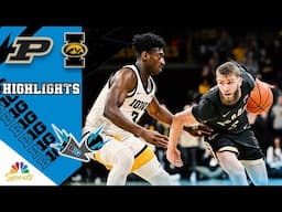 Purdue vs. Iowa | COLLEGE BASKETBALL HIGHLIGHTS | 2/4/25 | NBC Sports