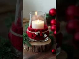 Christmas decor #candle #candledecoration #candleholder #christmas