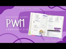 PWM - EDC Planner // Plan With Me (February 3-9) ▪️ Plans by Just Scribble