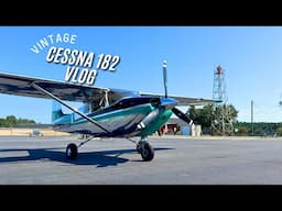 Vintage Cessna 182 Journey to North Carolina’s Foothills | Aviation VLOG