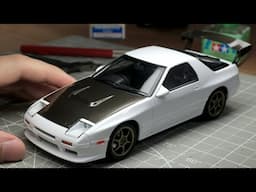 Building Ryosuke Takahashi's Project D FC3S RX-7 | INITIAL D 1/24 Pre-Painted Model Kit | Aoshima