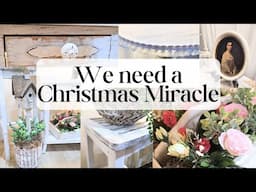 We Need A Christmas Miracle | Thrifted Cottage Garden Decor