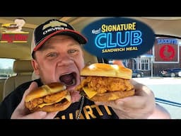 ZAXBY'S ⭐Signature Club Chicken Sandwiches⭐ Food Review!!!