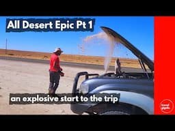 All Desert Epic Pt1-Kgalagadi & Namibia: Ghost Towns, Trouble, Wild Horses. Explosive Start to Trip