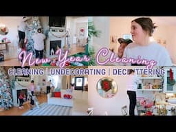 NEW YEAR Clean With Me | Undecorating for Christmas