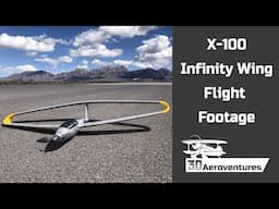 X 100 Infinity Wing Flight Footage - Fully 3D Printed RC Aircraft!