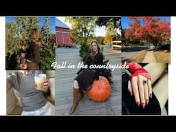 A cozy November vlog: apple picking, bonfire, shopping 🍎🍂🪵