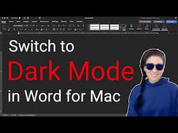 How to Switch to Dark Mode in Word for Mac 😎