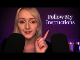 ASMR Follow My Instructions With Your Eyes Closed 💤