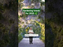 Gardening trend predictions for 2025 with RHS Chief Horticulturist, Guy Barter 🌿 #rhs #gardening