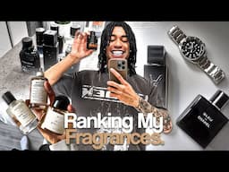 RANKING MY ENTIRE FRAGRANCE COLLECTION FROM WORST TO BEST!! | BEST MEN'S FRAGRANCES 2025