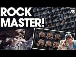 The BEST Rock Creation Tool for Blender? (Rock Master Tools Tutorial)