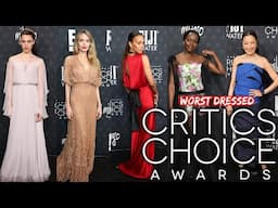 10 WORST DRESSED AT THE CRITICS CHOICE AWARDS 2025!