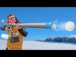 Budujemy prawdziwy SNOWBALL LAUNCHER!