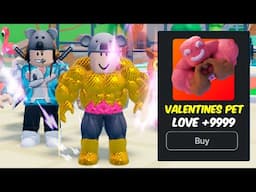 I Spent $4999 On The MOST EXPENSIVE Valentines Day Pet! (Gym Star Simulator)